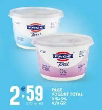 FAGE YOGURT TOTAL 450 gr