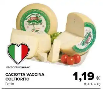 Tigre CACIOTTA VACCINA COLFIORITO offerta