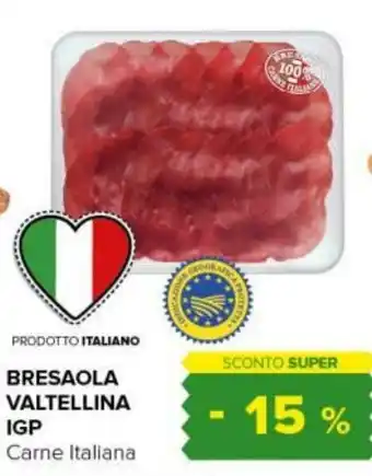 Tigre BRESAOLA VALTELLINA IGP offerta