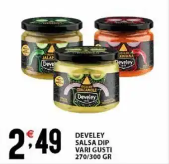 Sisa DEVELEY SALSA DIP VARI GUSTI 270/300 GR offerta