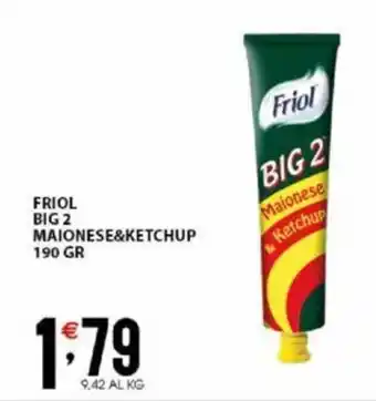 FRIOL BIG 2 MAIONESE&KETCHUP 190 GR