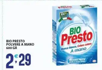 Sisa BIO PRESTO POLVERE A MANO 600 GR offerta