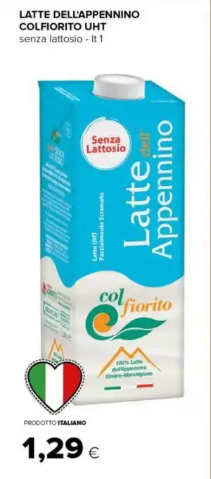 Tigre LATTE DELL'APPENNINO COLFIORITO UHT senza lattosio - It 1 offerta