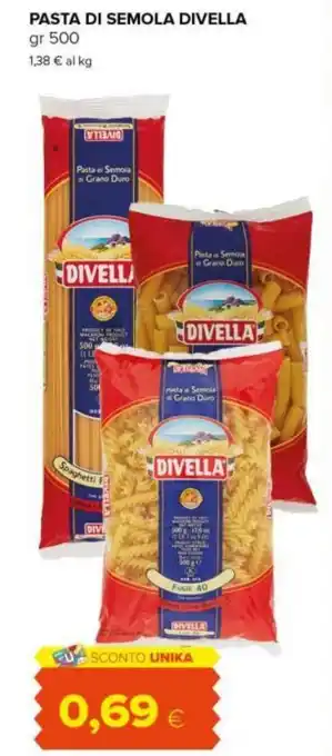 Tigre PASTA DI SEMOLA DIVELLA gr 500 offerta