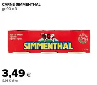 Tigre CARNE SIMMENTHAL gr 90 x 3 offerta