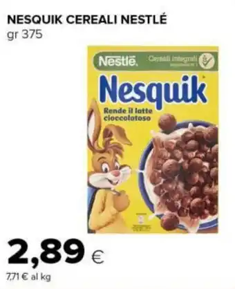 Tigre NESQUIK CEREALI NESTLÉ gr 375 offerta