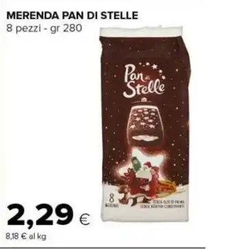 MERENDA PAN DI STELLE 8 pezzi - gr 280
