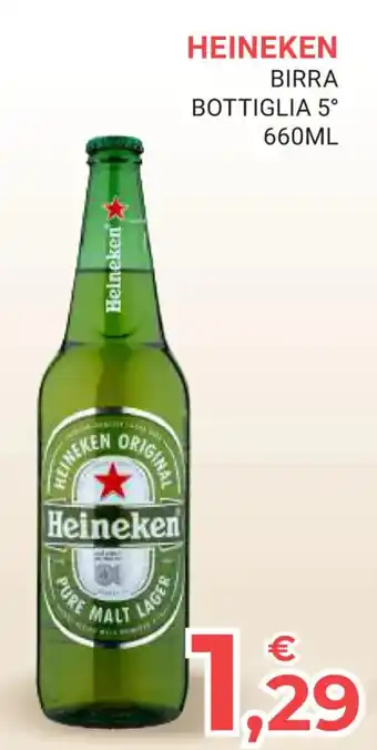 Eté HEINEKEN BIRRA BOTTIGLIA 5° 660ML offerta