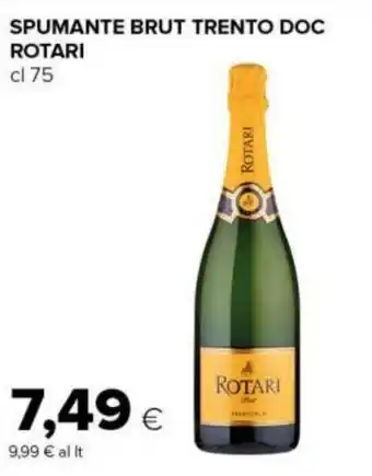 Tigre SPUMANTE BRUT TRENTO DOC ROTARI cl 75 offerta