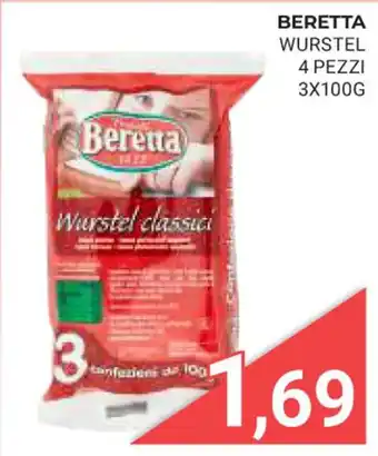 Eté BERETTA WURSTEL 4 PEZZI 3X100G offerta
