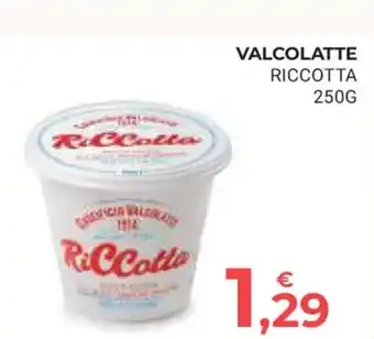 VALCOLATTE RICCOTTA 250G