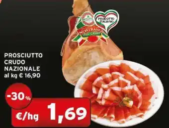 Crai PROSCIUTTO CRUDO NAZIONALE offerta