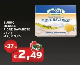Crai BURRO MEGGLE FIORE BAVARESE 250 g offerta