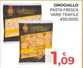 OROGIALLO PASTA FRESCA VARIE TRAFILE 450/500G