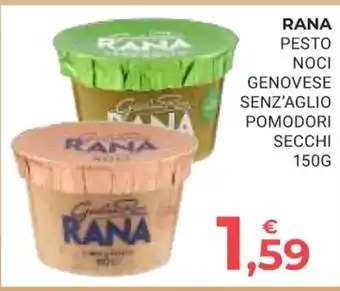Eté RANA PESTO NOCI GENOVESE SENZ'AGLIO POMODORI SECCHI 150G offerta