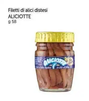 Filetti di alici distesi ALICIOTTE g 58