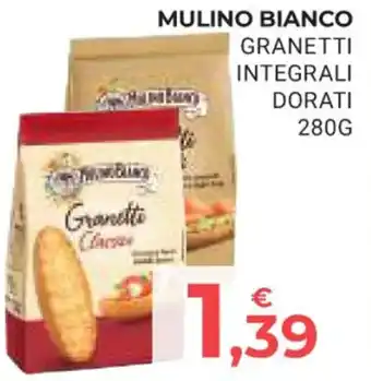MULINO BIANCO GRANETTI INTEGRALI DORATI 280G