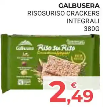 GALBUSERA RISOSURISO CRACKERS INTEGRALI 380G
