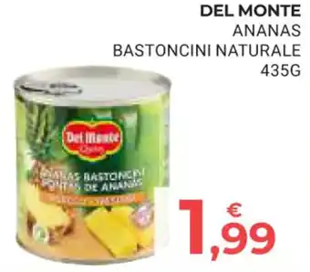 Eté DEL MONTE ANANAS BASTONCINI NATURALE 435G offerta