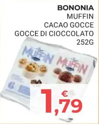 Eté BONONIA MUFFIN CACAO GOCCE GOCCE DI CIOCCOLATO 252G offerta