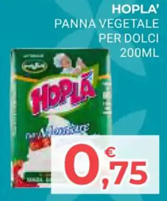 Eté HOPLA' PANNA VEGETALE PER DOLCI 200ML offerta