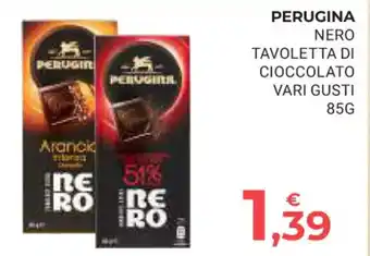 PERUGINA NERO TAVOLETTA DI CIOCCOLATO VARI GUSTI 85G