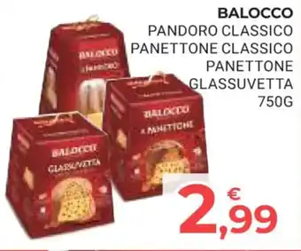 BALOCCO PANDORO CLASSICO TALOCCO PANETTONE CLASSICO PANETTONE GLASSUVETTA 750G