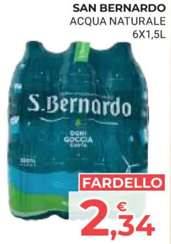 Eté SAN BERNARDO ACQUA NATURALE 6X1,5L offerta