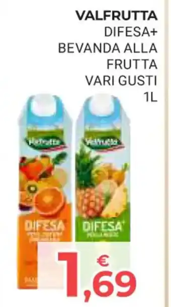 Eté VALFRUTTA DIFESA+ BEVANDA ALLA FRUTTA VARI GUSTI 1L offerta