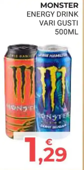 Eté MONSTER ENERGY DRINK VARI GUSTI 500ML offerta