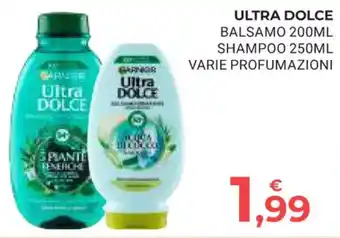 Eté ULTRA DOLCE BALSAMO 200ML SHAMPOO 250ML VARIE PROFUMAZIONI offerta