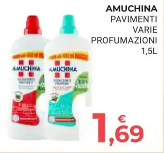 Eté AMUCHINA PAVIMENTI VARIE PROFUMAZIONI 1,5 L offerta