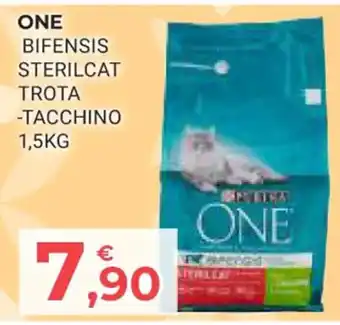 Eté ONE BIFENSIS STERILCAT TROTA -TACCHINO 1,5KG offerta