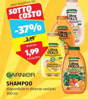 ALDI GARNIER SHAMPOO 300 ml offerta