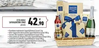 Conad Superstore Sapori & dintorni cesta natale offerta