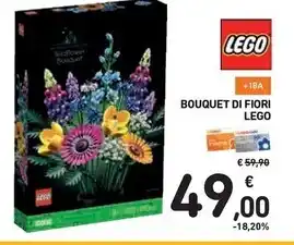 Spazio Conad Lego bouquet di fiori offerta