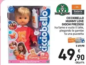 Spazio Conad Giochi preziosi cicciobello mummy love offerta