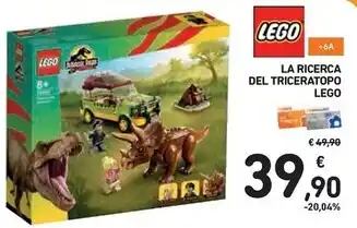 Spazio Conad Lego la ricerca del triceratopo offerta