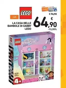 Spazio Conad Lego la casa delle bambole di gabby offerta