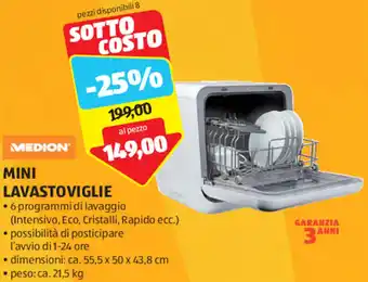 MINI LAVASTOVIGLIE