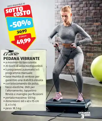 ALDI Crane PEDANA VIBRANTE offerta