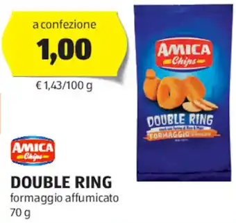 ALDI DOUBLE RING formaggio affumicato 70 g offerta