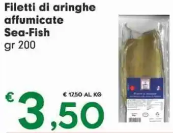 Eurospar Filetti di aringhe affumicate Sea-Fish gr 200 offerta