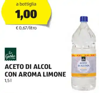 ALDI ACETO DI ALCOL CON AROMA LIMONE 1,5 l offerta