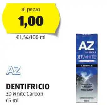 AZ DENTIFRICIO 3D White Carbon 65 ml