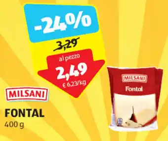 ALDI MILSANI FONTAL 400 g offerta