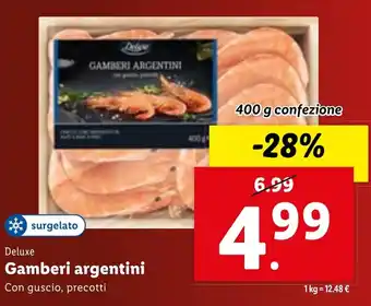 Deluxe GAMBERI ARGENTINI 400 g confezione