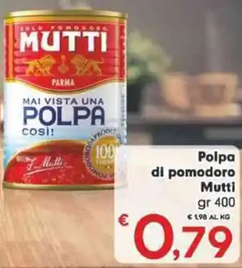 Polpa di pomodoro Mutti gr 400