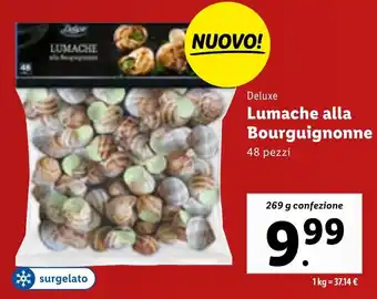 Lidl Deluxe Lumache alla Bourguignonne 48 pezzi 269 g confezione offerta