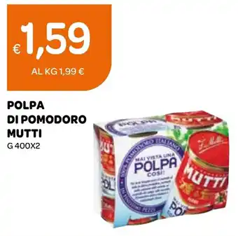 Ekom POLPA DI POMODORO MUTTI G 400 X2 offerta